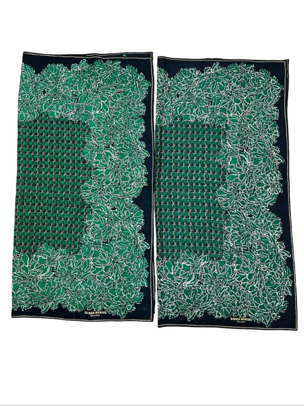 A Pair SONIA RYKIEL Foulards Scarf Shawl 42